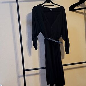 Torrid button up T-shirt Dress with belt 3